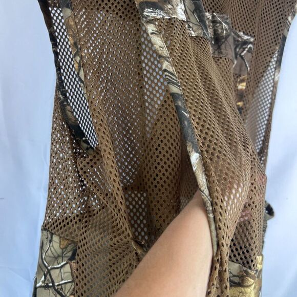 RedHead RealTree Camo Mesh Back Game Pocket Zip Up Hunting Fishing Vest Size 2XL - Picture 9 of 15